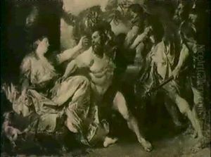 Die Gefangennahme Samsons by Emil Bruno