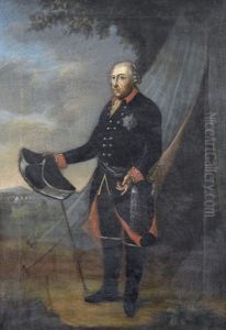 Bildnis Von Friedrich Ii, Konig Von Preussen by Hans Jakob Brunschweiler