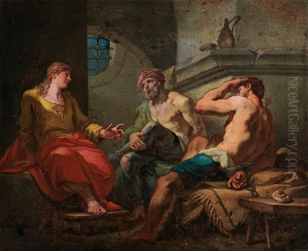 Joseph Interpreting The Dreams Of The Pharaoh - view 1