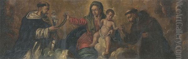 Madonna Col Bambino, San Francesco E San Domenico - view 1