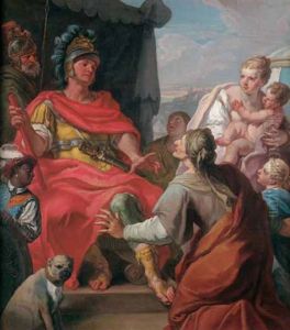 Coriolano Supplicato Dalla Madre Veturia E Dalla Moglia Volumnia