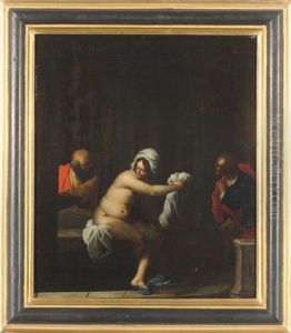 Susanna E I Vecchioni by Felice Brusasorci