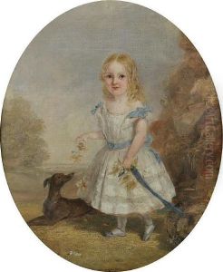 Portrait Of Edith Schroder by William Allsworth