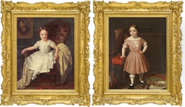 Maria Och Hennes Syster Hilda - Barnportratt (pair) - view 1