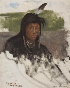 A Young Shoshone by George de Forest Brush
