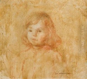 Portrait Of A Girl by George de Forest Brush