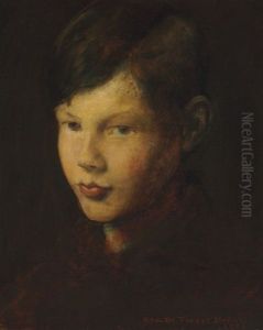 Portrait Of Gerome, The Artist's Son by George de Forest Brush