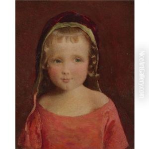Little Girl In A Crimson Bonnet