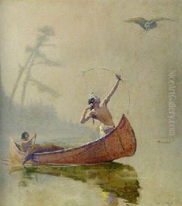 Indian Hunters In The Mist Indian Hunters In The Mist