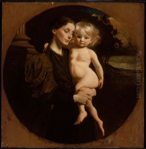 Mother And Child by George de Forest Brush