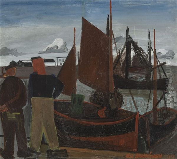The Port Of Zeebruges (1929) - view 1