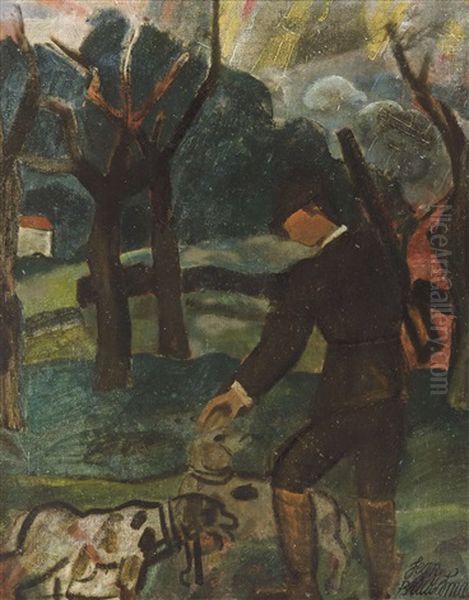 A Hunter With His Dog (1922) - view 1