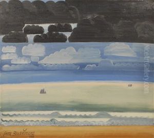 Mer Calme- Lumiere Sur La Mer by Jean Brusselmans
