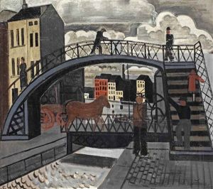 Voetbrug by Jean Brusselmans