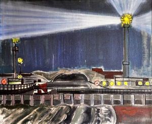 Le Phare D'ostende by Jean Brusselmans