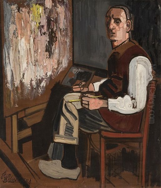 Autoportrait Au Chevalet - view 1