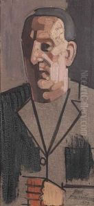 Self Portrait by Jean Brusselmans