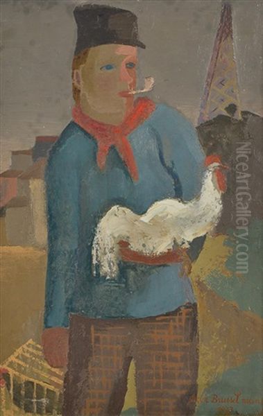 Paysan A La Poule - view 1