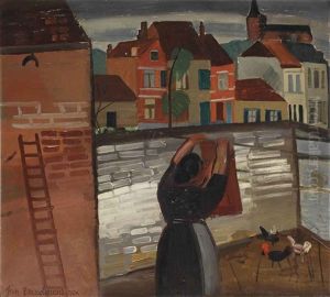 Wasvrouw Ii by Jean Brusselmans