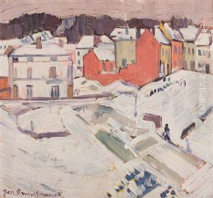 Neige A Dilbeek by Jean Brusselmans