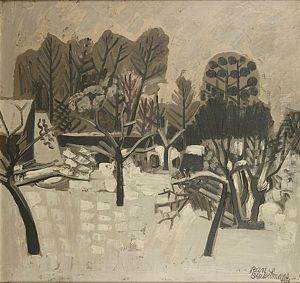 Sneeuw Te Dilbeek by Jean Brusselmans