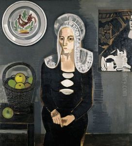 Portret Van Marie by Jean Brusselmans