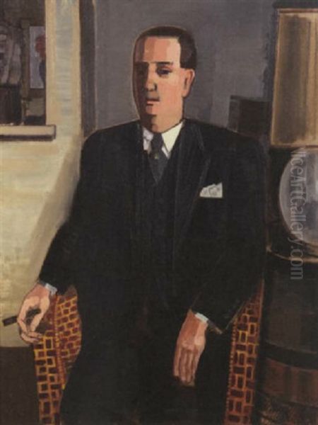 Portrait Of Gustave Van Geluwe - view 1