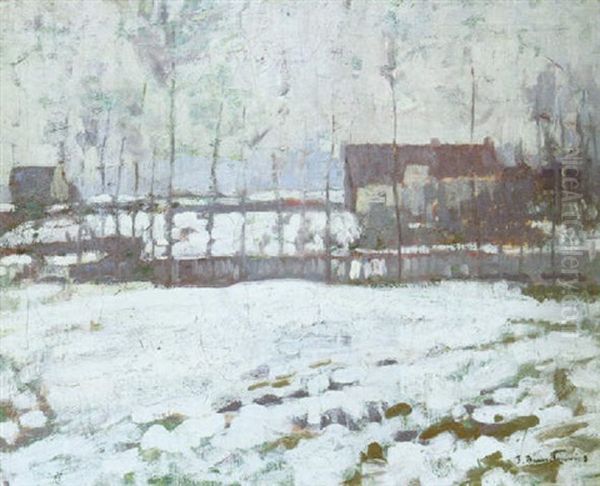 Le Plateau De Coeckelberg Sous La Neige - view 1