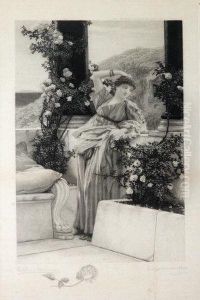Engraved By Leopold Lowenstern by Anna Alma-Tadema