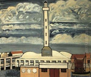 Le Phare D'ostende by Jean Brusselmans