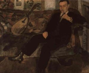 Homme A La Pipe by Jean Brusselmans