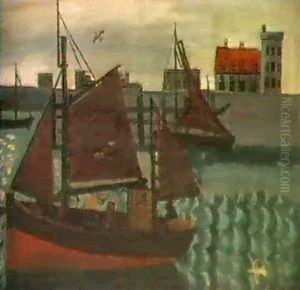 Le Port De Zeebruges by Jean Brusselmans