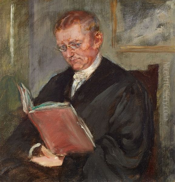 A Lawyer Reading - view 1