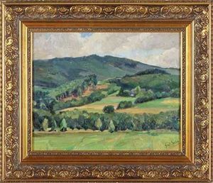 Sommer Im Mittelgebirge by Ferdinand Brutt