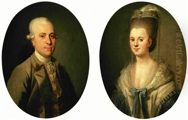 Portraetter Af Et Fornemt Par (pair) - view 1