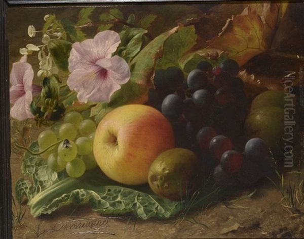 Nature Morte Aux Fleurs Et Fruits - view 1
