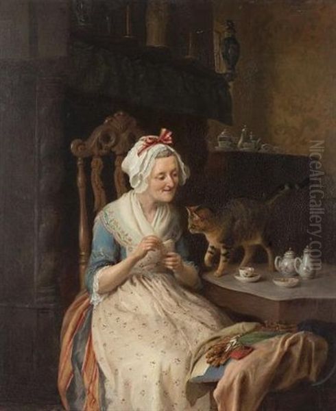 The Old Lace-maker - view 1