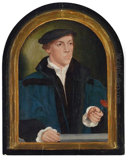 Portrait Of A Young Man With A Carnation, - view 1