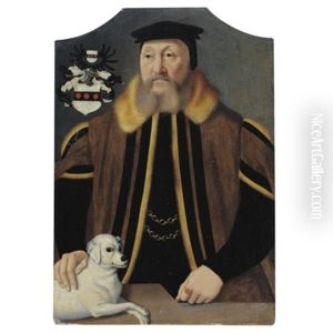 Portrait Of A Gentleman With His Dog