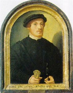Ritratto Di Uomo Con Spada E Abito Nero