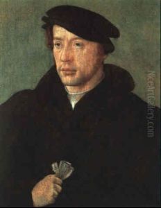 Bildnis Eines Jungen Mannes by Bartholomaeus Bruyn the Elder