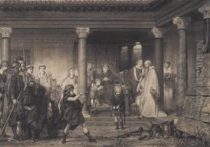 Education Of The Children Of Clovis by Sir Lawrence Alma-Tadema
