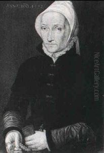 Portrait Of A Lady by Bartholomaeus Bruyn the Elder