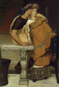The Mirror by Sir Lawrence Alma-Tadema
