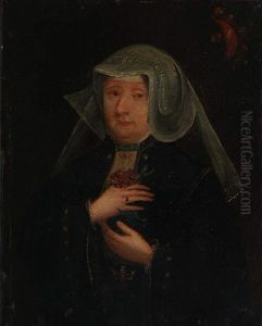 Dreiviertelbildnis Einer Patrizierfrau by Bartholomaeus (Barthel) Bruyn the Younger
