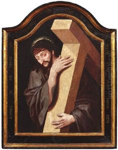 Kreuztragender Christus by Bartholomaeus (Barthel) Bruyn the Younger