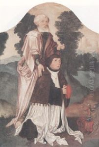 Saint Peter With A Donor by Bartholomaeus (Barthel) Bruyn the Younger