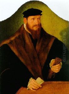 Bildnis Eines Bartigen Herrn by Bartholomaeus (Barthel) Bruyn the Younger