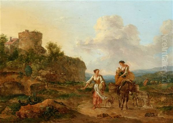 Two Landscapes With Shepherdesses - view 1