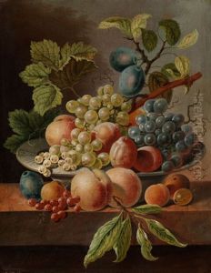 Fruchtestilleben by Johannes Cornelis de Bruyn